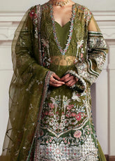 Shehnai By Afrozeh Embroidered Net 3 Piece Unstitched Suit AF25SWF D-04 ZOON